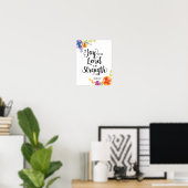 Joy of the Lord Art Poster (Thuiskantoor)