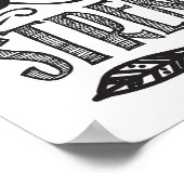 Joy of the Lord Calligraphy Art Poster (Coin)