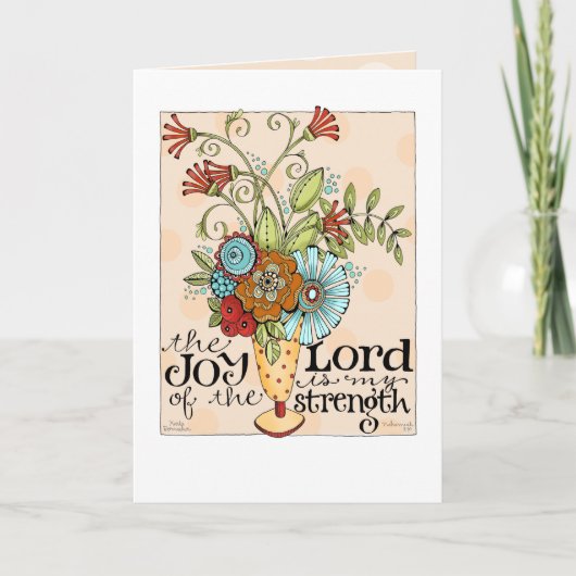 Joy of the Lord - Carte de voeux (Devant)