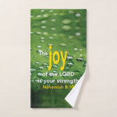 JOY OF THE LORD Christelijk Monogram Bad Handdoek (Handdoek)
