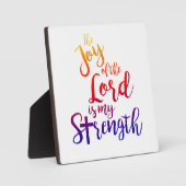 Joy of the Lord Fotoplaat (Voorkant)