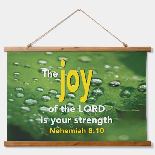 JOY OF THE LORD HANGEND WANDKLEED (Voorkant)