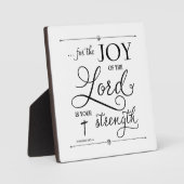 Joy of the Lord - Nehemiah 8:10 Fotoplaat (Voorkant)
