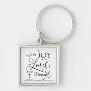 Joy of the Lord - Nehemiah 8:10 Sleutelhanger