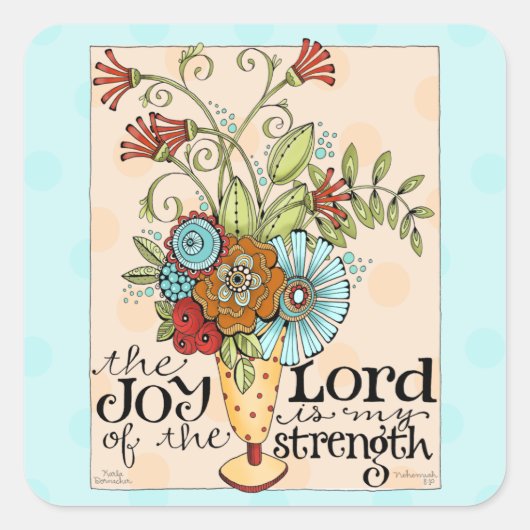 Joy of the Lord - Stickers (Voorkant)