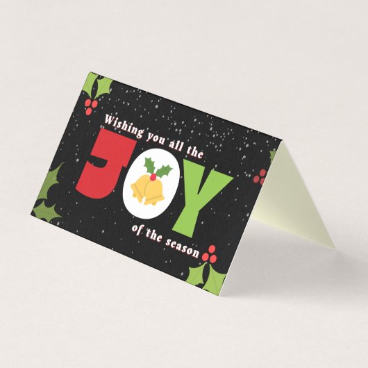 Joy Of The Season 25 Pack Cartes De Noël (Front)