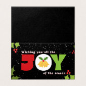 Joy Of The Season 25 Pack Cartes De Noël (Outside Unfolded)
