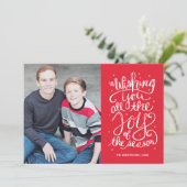 Joy of the Season Holiday Carte photo (Debout devant)