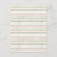 Joy of White Watercolor Stripes Pattern