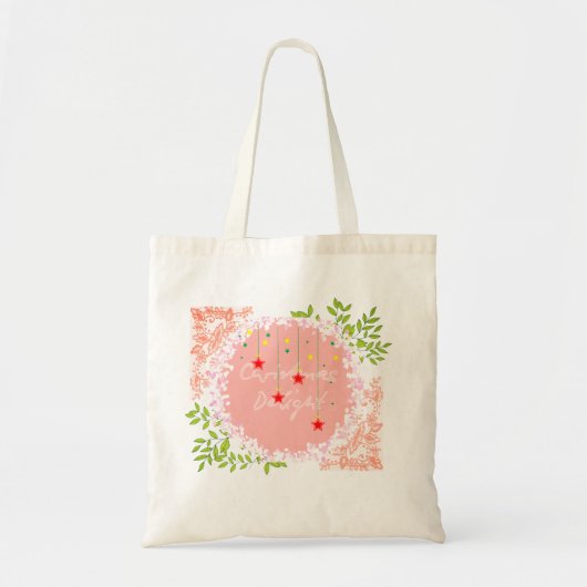 Joy onderweg Kerst Canvas tas (Voorkant)