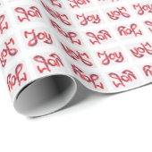 Joy papier d'emballage cadeau (Coin rond)