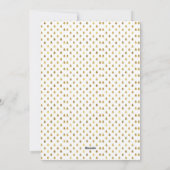 JOY Paws Gold | Pet Lovers Red Gold Dot Feestdagenkaart (Achterkant)