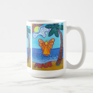 Joy & Peace Beach Angel Art Mok