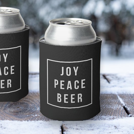 Joy Peace Beer | Funny Holiday Blikjeskoeler