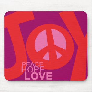 Joy, Peace, Hope en Love Muismat