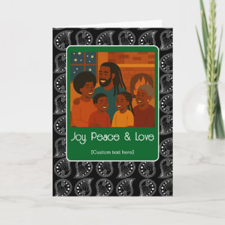 Joy Peace Love - Add Your Photo Kaart
