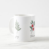 Joy Peace Love Botanical Coffee Mug (Devant gauche)