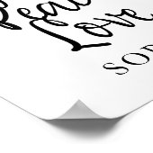 Joy Peace Love Inspirerend Quote Poster (Hoek)