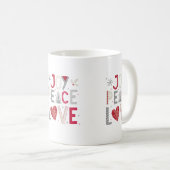 Joy, Peace & Love Koffiemok (Voorkant rechts)