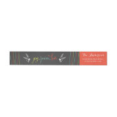 Joy Peace Love Wrap rond Labels (Individueel)