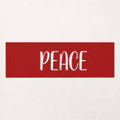 Joy Peace Red Yogamat (Achterkant (horizontaal))