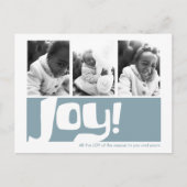 Joy & Peace Triptych Postcard Feestdagenkaart (Voorkant)