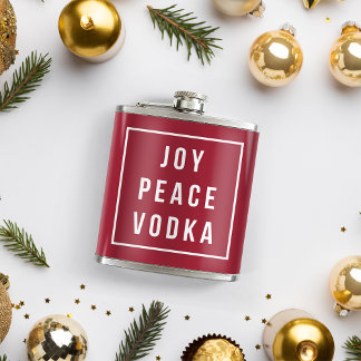 Joy Peace Vodka | Rood- en wittefeestdag Heupfles