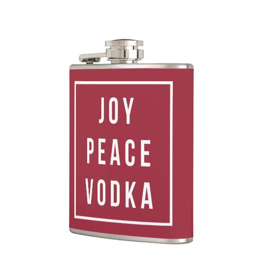 Joy Peace Vodka | Rood- en wittefeestdag Heupfles (Links)