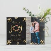Joy Photo Cartes de Faire-part de grossesse Noël (Debout devant)