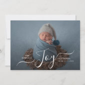 JOY photo de faire-part de naissance de vacances m (Devant)