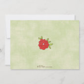 Joy Positions Invitation Baby shower - Cherry (Dos)