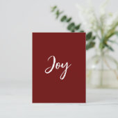 Joy Post Card Briefkaart (Staand voorkant)
