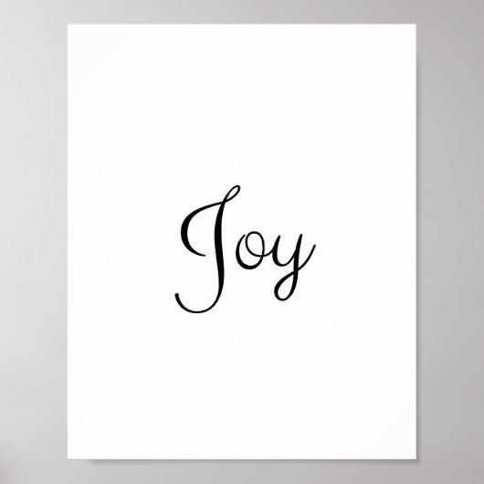 Joy Poster (Devant)