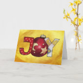 Joy postkarte kaart (Gele Bloem)
