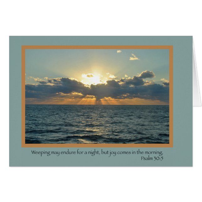 Joy (Psalm 30:5) (Voorkant Horizontaal)