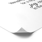 Joy Psalm 30:5 Poster photo de tournesol (Coin)