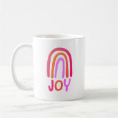 JOY Rainbow Colorful Handlett Mug de café (Gauche)