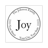 Joy Return Adres Rubberstempel (Afrduk)
