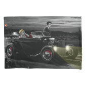 Joy Ride B&W 2 Kussensloop (Voorkant-Links)