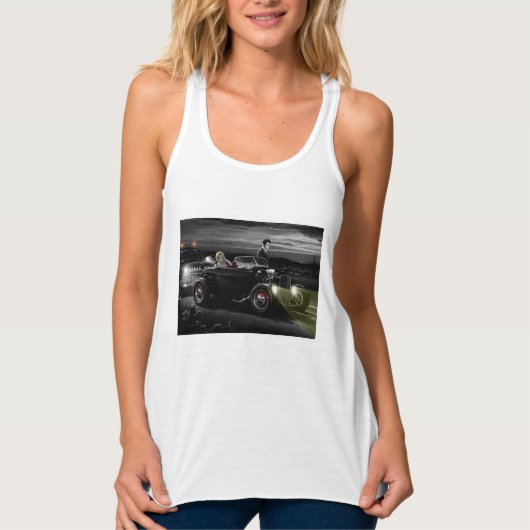 Joy Ride B&W Tanktop (Voorkant)