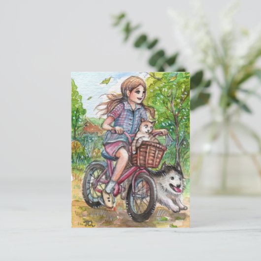 Joy Ride Briefkaart (Staand voorkant)