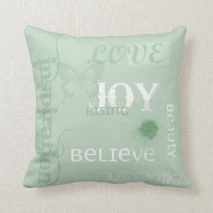 Joy Rising Earth Green Kussen