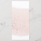 Joy | Roos Gold Kerstmis menu Kaart (Achterkant)