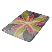 Joy, roze groene antracite Fantasy Fantasy Flower Badmat (Gekanteld)