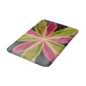 Joy, roze groene antracite Fantasy Fantasy Flower  Badmat (Gekanteld)