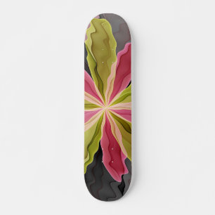 Joy, roze groene antracite Fantasy Fantasy Flower Skateboard