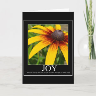 Joy Rumi Motivatie Flower Kaart