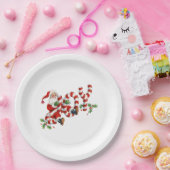 Joy  Santa Papieren Bordje (Feest)