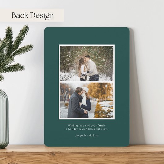 Joy Script | Carte photo de Noël