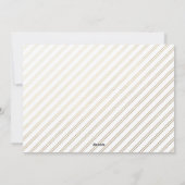 Joy Script Faux Folie kerstfeestdag Kaart (Achterkant)